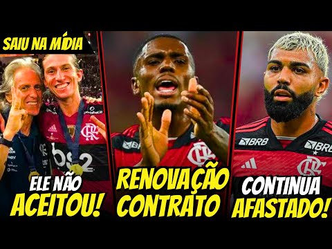 JORGE JESUS RESPONDE BOATO! FLAMENGO CORRE PARA RENOVAR CONTRATATO! GABIGOL SEGUE AFASTADO!!!