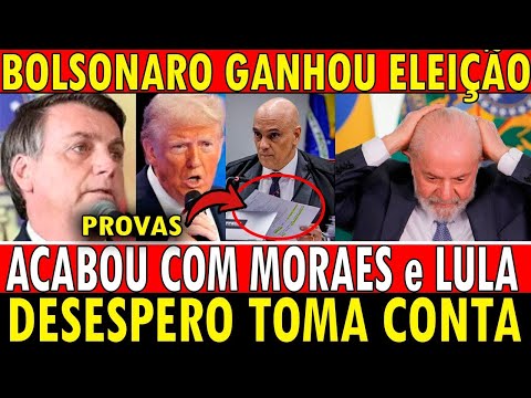 A CASA CAIU! PROVAS! LULA E M0RAES  DESESPERADO! BOLSONARO ESTAVA CERTO!!