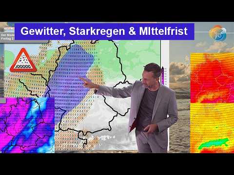 Erst Tiefdruck <strong>mit</strong> Wind &amp; Regen, dann Hoch-Optionen <strong>mit</strong> Wärme.