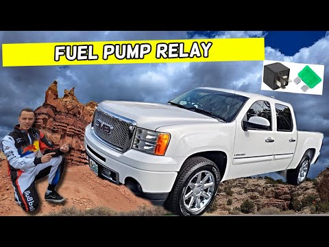 GMC SIERRA FUEL PUMP RELAY LOCATION 2007 2008 2009 2010 2011 2012 2013