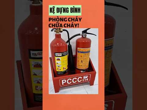 Kệ để bình phòng cháy chữa cháy mini đẹp #pccc #kepccc #kephongchaychuachay