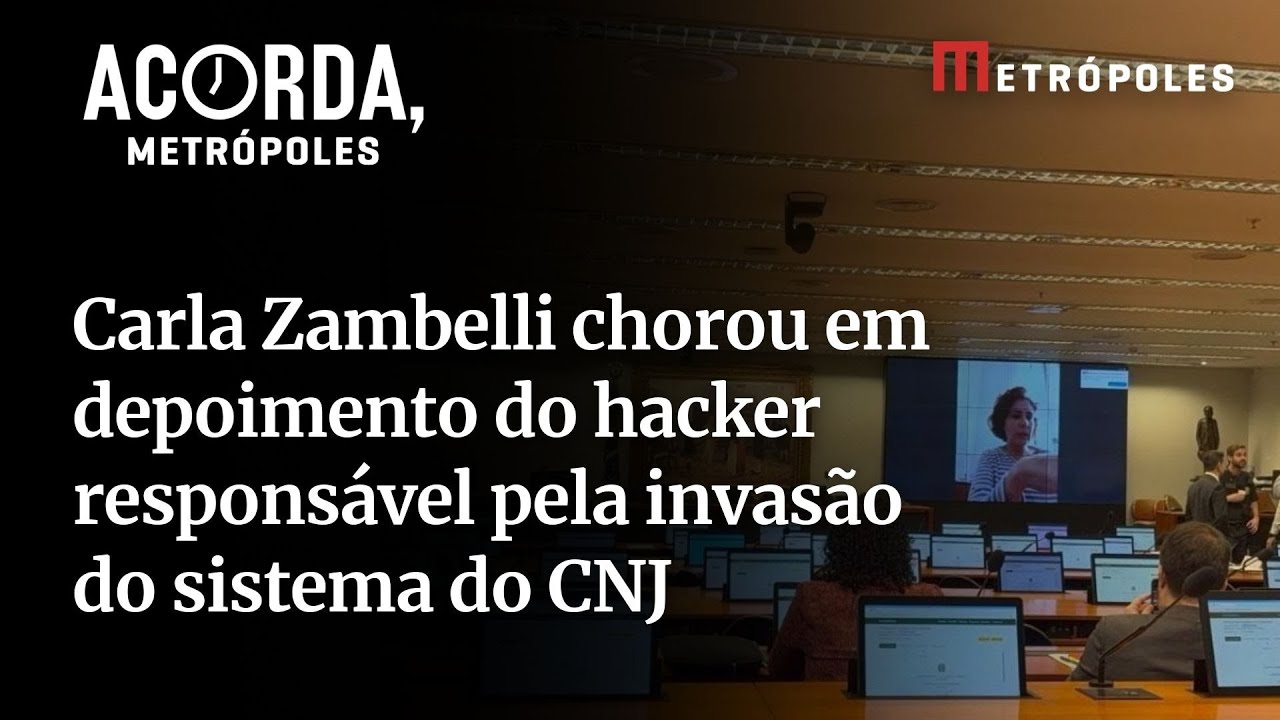 Carla Zambelli chorou durante depoimento do hacker responsável pela invasão do sistema do CNJ