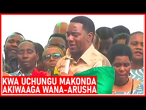 KAULI YA KWANZA YA MAKONDA AKIWAAGA WANA-ARUSHA YAWALIZA WATU LIVE NA KU..