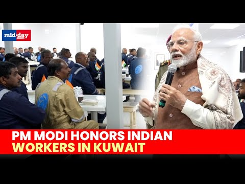 PM Modi meets Indian workers in Kuwait, Celebrates their hard work