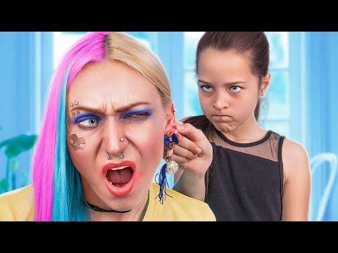 24 Hour Mom vs Daughter Body Switch Up!