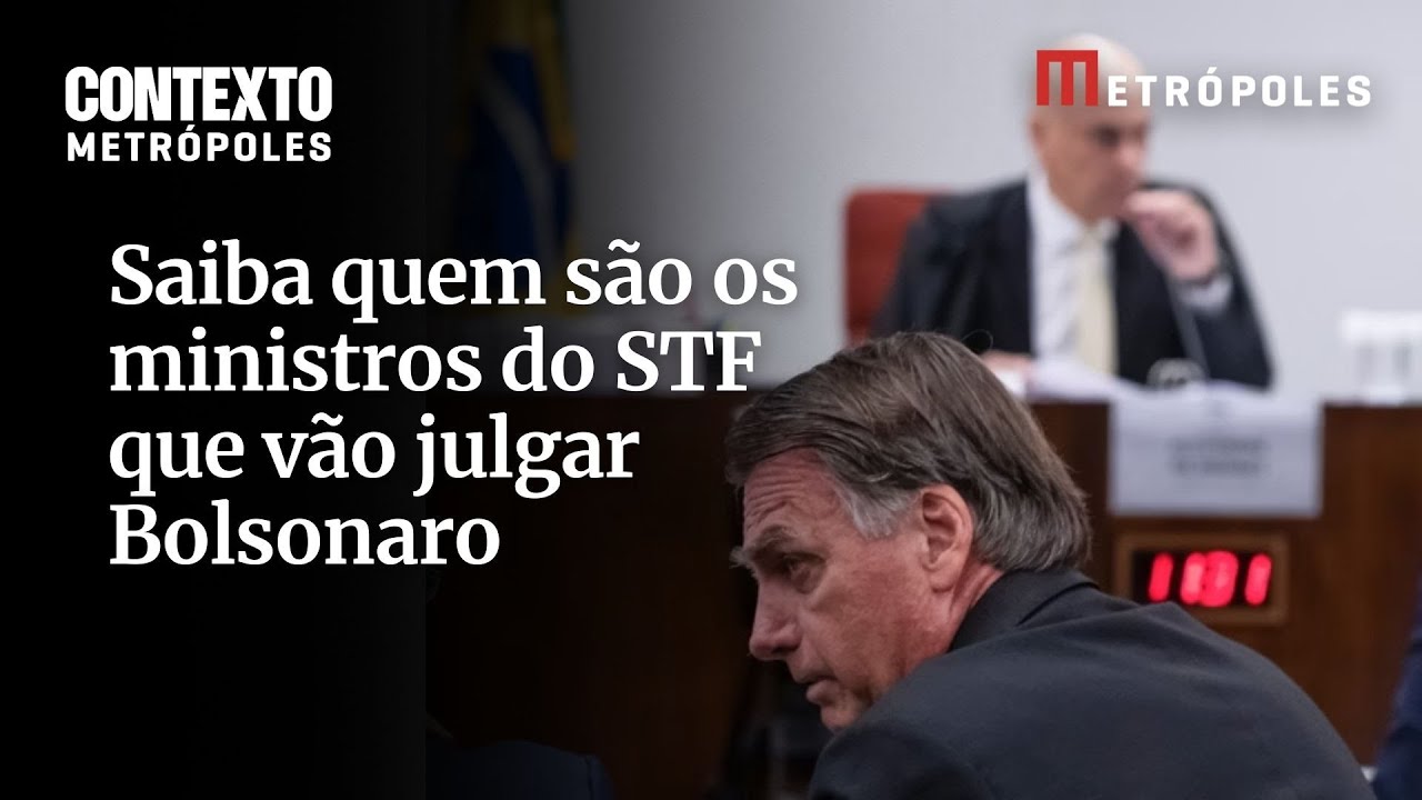 Saiba quem são os ministros do STF que vão julgar Bolsonaro