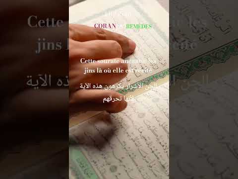 Les mauvais jins ont horreur de ce verset ça les brule  يكره الأشرار هذه الآية لأنها تحرقهم #القرآن