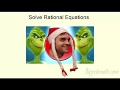 Solving Rational Equations in Algebra 2