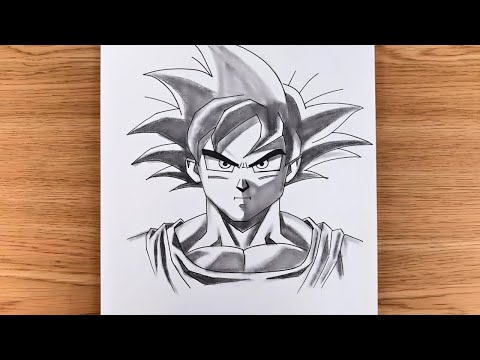 How to draw Goku step by step || Easy drawing ideas for beginners || Beginners drawing