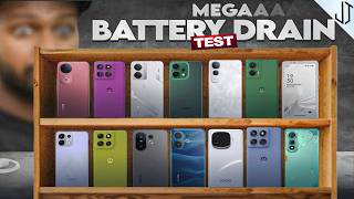 Flipkart Sale Battery Drain Test| Reno 14/X200 FE/G86 Power/iQOO 10R/Edge 60 Pro/K13/V60/P3/G96/ V50