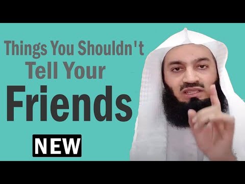 MUFTI MENK [NEW] ┇Why YOU Shouldn't Share EVERYTHING with Your Friends