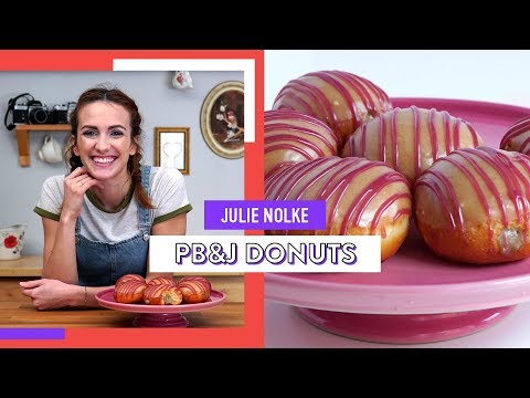 Peanut Butter & Jelly Donuts | Julie Nolke