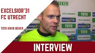 Screenshot van video Melvin Koetsier: "We hebben onze huid duur verkocht" | Excelsior'31 - FC Utrecht