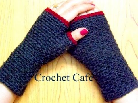 كروشيه جوانتى بدون أصابع - #كروشيه_كافيه# Crochet Cafe