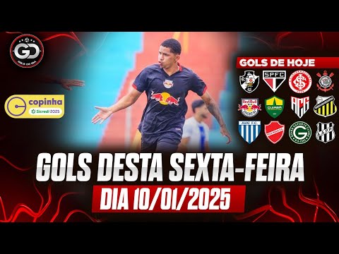 ⚽️ TODOS OS GOLS DESTA SEXTA 10/01/2025 GOLS DA COPINHA, COPA DA RODADA, GOLS DE HOJE, GOLS DO DIA