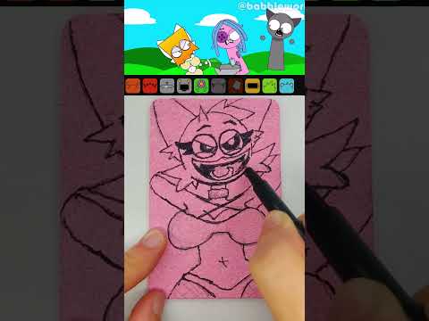 I’m Drawing The Sprunki Wenda Retake Human 🤍🎨 #sprunki #incrediboxsprunki #drawing