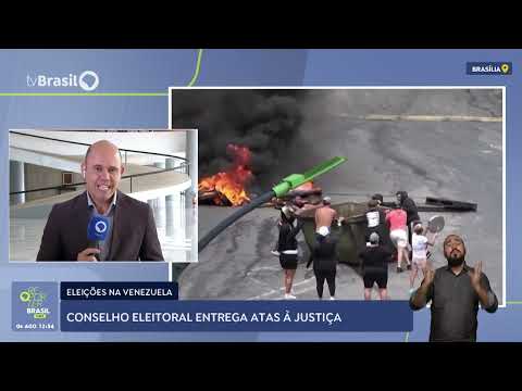 Conselho Eleitoral da Venezuela entrega atas à justiça
