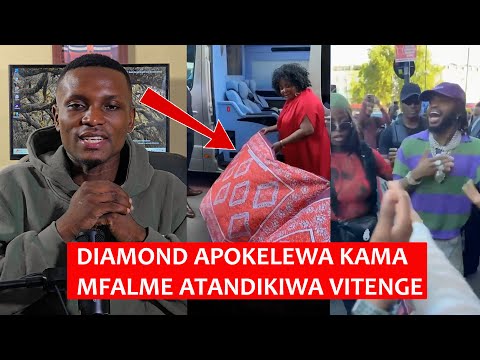 DIAMOND APOKELEWA KWA SHANGWE | WAMAMA WAMTANDIKIA VITENGE ASIKANYAGE CHINI