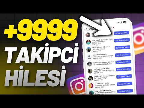 %100 KANITLI İNSTAGRAM TAKİPÇİ ARTTIRMA HİLESİ - İNSTAGRAM TAKİPÇİ HİLESİ 2025