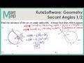 Angle Measures and Intersecting Secants