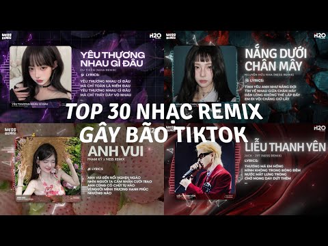 TOP 30 Nhạc Remix Gây Bão TikTok: Yêu Thương Nhau Gì Đâu, Nắng Dưới Chân Mây, Anh Vui Liễu Thanh Yên