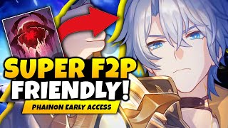 RIDICULOUSLY STRONG! Phainon Early Access First Impressions - F2P Phai