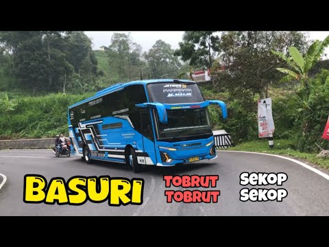 Telolet Basuri Nada Sekop2 || Buses Singing On Extreme Roads Indonesia