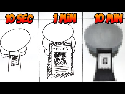 How to draw Sprunki Mr Tree phase 2 in 10 min Challenge