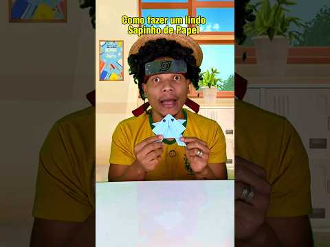 TUTORIAL COMO FAZER SAPO DE PAPEL #humor