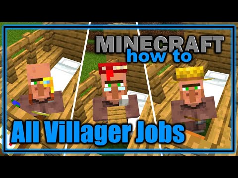 Villagers Jobs In Minecraft Jobs Ecityworks