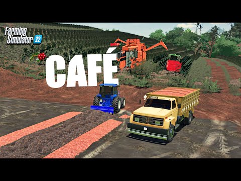 Farming Simulator Modo Realista | Produção de café  | Farming simulator 22