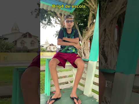 Brig4 de escola! #humor #comedia