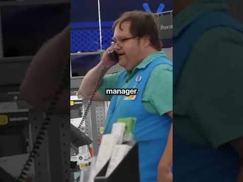 Walmart Worker Kisses Kanel #kaneljoseph #funny #shorts