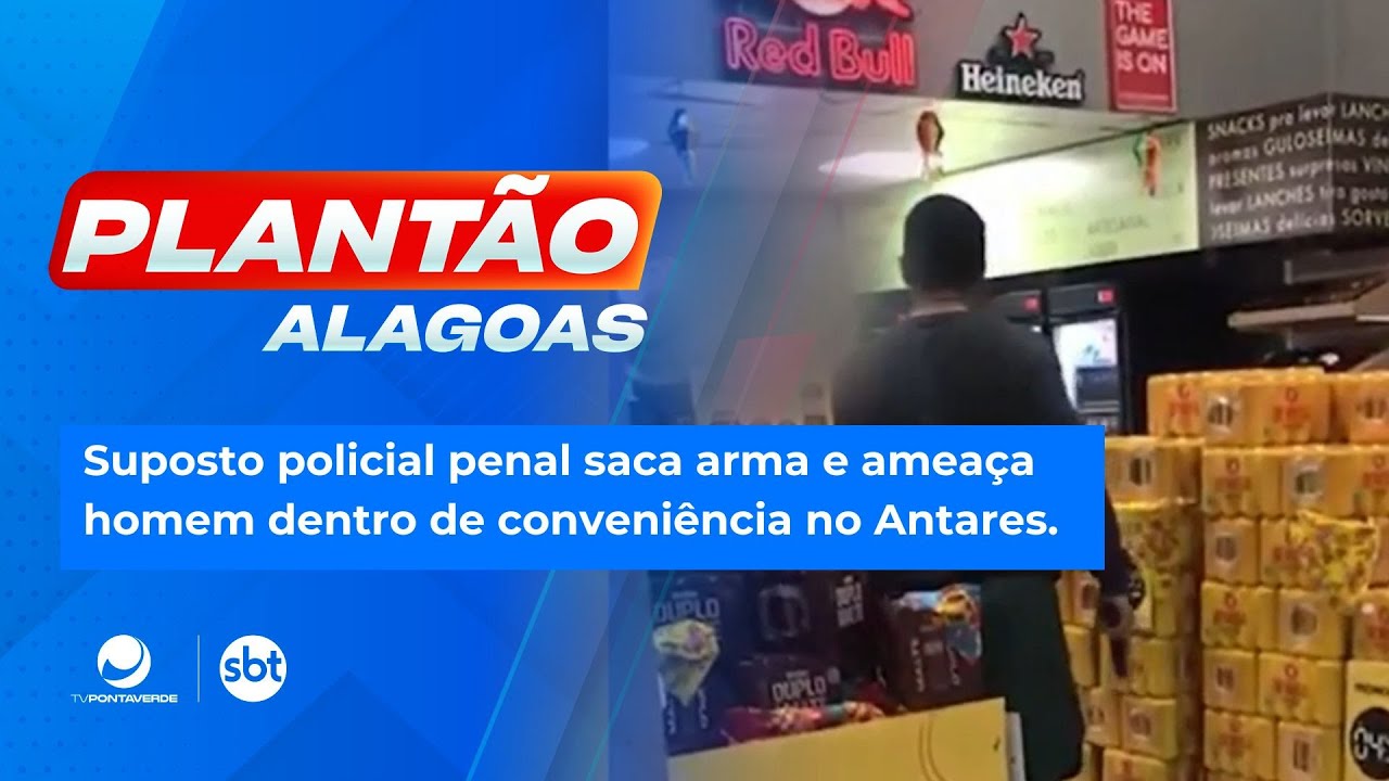 Suposto policial penal saca arma e amea&ccedil;a homem dentro de conveni&ecirc;ncia no Antares.