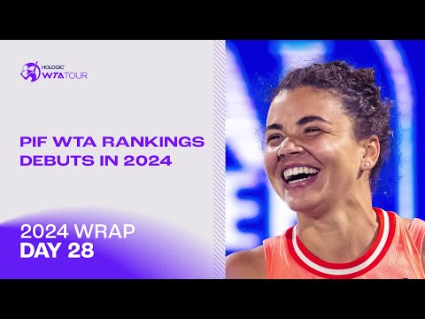 Paolini, Navarro, Shnaider Lead The Way | PIF Rankings Debutants | 2024 WTA Wrap | Day 21