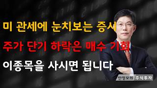 [주식]미 관세에 눈치보는 증시 주가 단기 하락은 매수 기회 이종목을 사시면 됩니다(20250806수)주식 주식투자 주식강의 주식공부 주식초보 주식단타 주식고수 단타매매