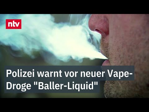 Polizei warnt vor neuer Vape-Droge "Baller-Liquid" - Gefährliches High per E-Zigarette  | ntv