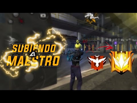 ¡Subiendo a MAESTRO en DE-CLASIFICATORIA en FREE FIRE! o almenos intendandolo..!! *increible*