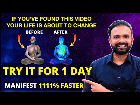 Manifest Anything 1111% Faster! 💫 Law of Attraction Completion Technique (Instant Results)