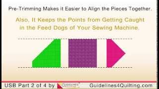 Guidelines Ruler: Set the Fabric Guide for Instant Accuracy 