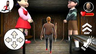 Play as Grandpa vs Rope Dolls vs Granny family ► funny horror granny game mod