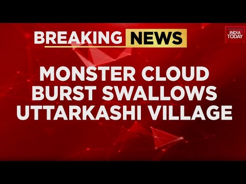 Uttarkashi Cloudburst: Dharali Village Devastated, Rescue Operations Underway | India Today News