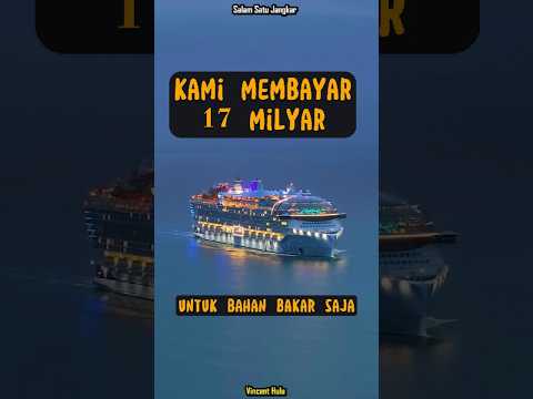 Segini biaya skali kapal pesiar isi bensin""😱‼️
