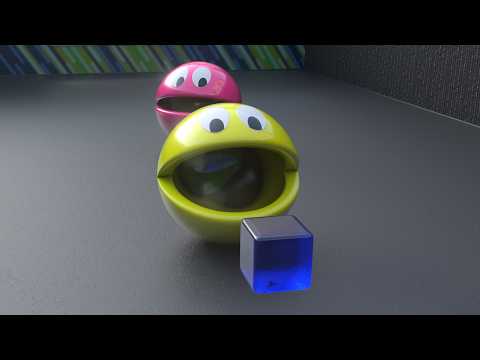 PacMan 3D V8 😋 ❤️ C4D4U
