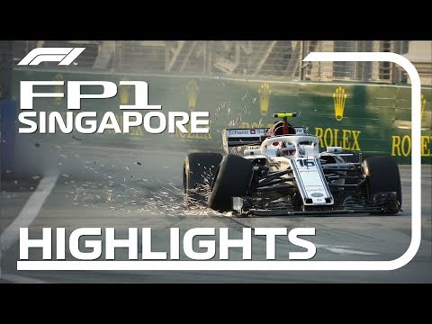 2018 Singapore Grand Prix: FP1 Highlights
