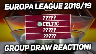 Europa League Group Stage Draw LIVE Reaction! 2018/19! Europa League Group Stage Draw LIVE Reaction! 2018/19!