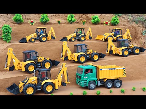 Jcb 5cx backhoe parking videos | tractor trolley video | jcb 3dx | jcb cartoon | truck gadi