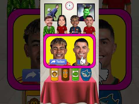 Wer trinkt den Chimpanzini Bananini Drink ? Yamal oder Ronaldo 🐐😎🔥