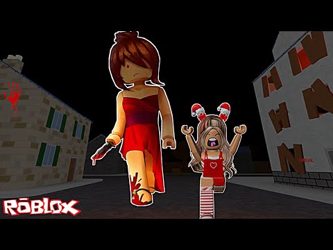 A MENINA DO VESTIDO VERMELHO ME ATACOU no Roblox (Survive The Red Dress Girl)