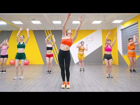 AEROBIC DANCE | Flat Belly Workout | Exercises to Get Slim Belly Fat + Tiny Waist